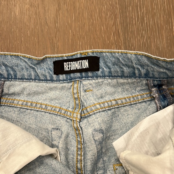 reformation jean skirt size 2 - Picture 3 of 3